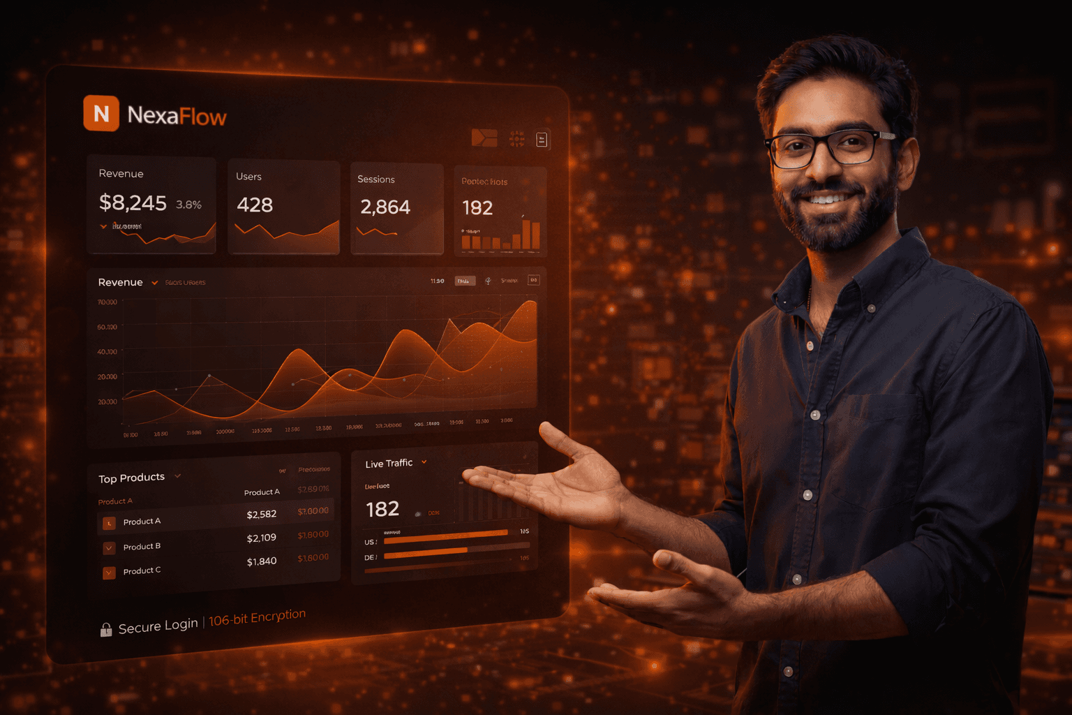 NexaFlow - Smart Analytics SaaS Platform
